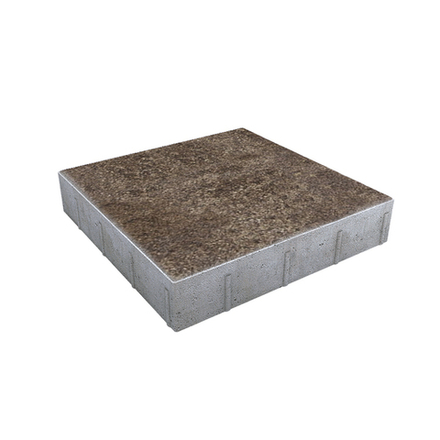 Тротуарная плитка КВАДРАТ 500х500 мм - Листопад гранит Хаски