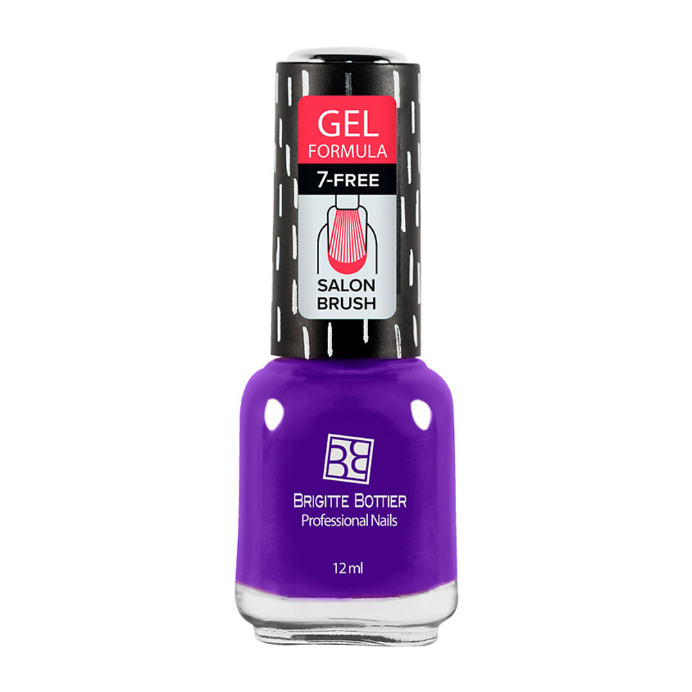BRIGITTE BOTTIER Лак для ногтей GEL FORMULA тон 01 прозрачный, 071
