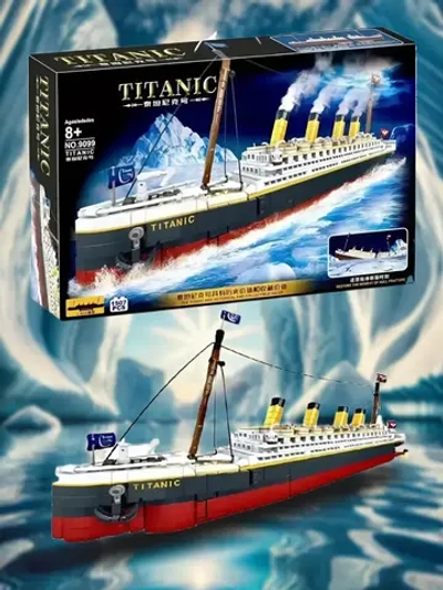 Конструктор большой корабль Титаник 1507 деталей