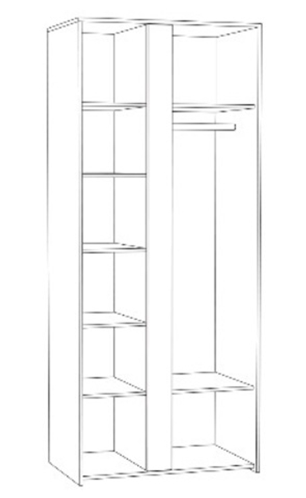 Трувор (Mobi) 13.204 Шкаф для одежды
