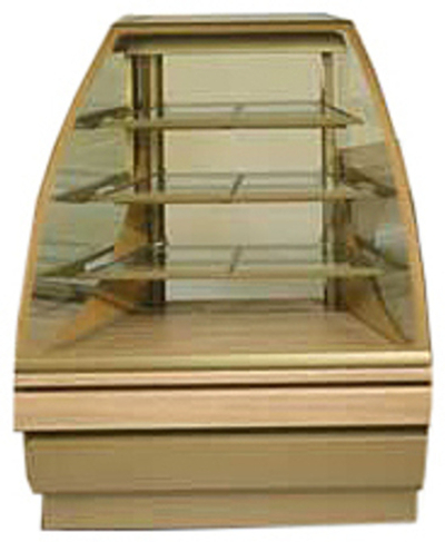 Витрина нейтральная Viessmann (Norpe) SAGA EA-45-W дуб (угловая)