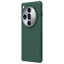 Чехол усиленный зеленого цвета (Deep Green) от Nillkin для OPPO Find X7 Ultra, серия Super Frosted Shield Pro