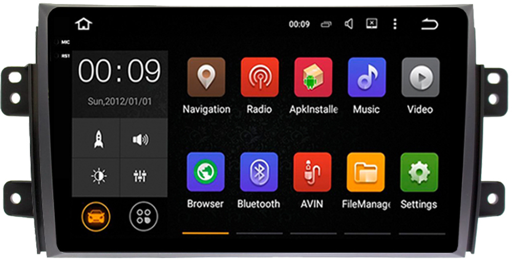 Магнитола Suzuki SX4 2006-2014 - AIROC 2K RX-3502 Android 13, QLed+2K,  ТОП процессор, 8/128, CarPlay, SIM-слот