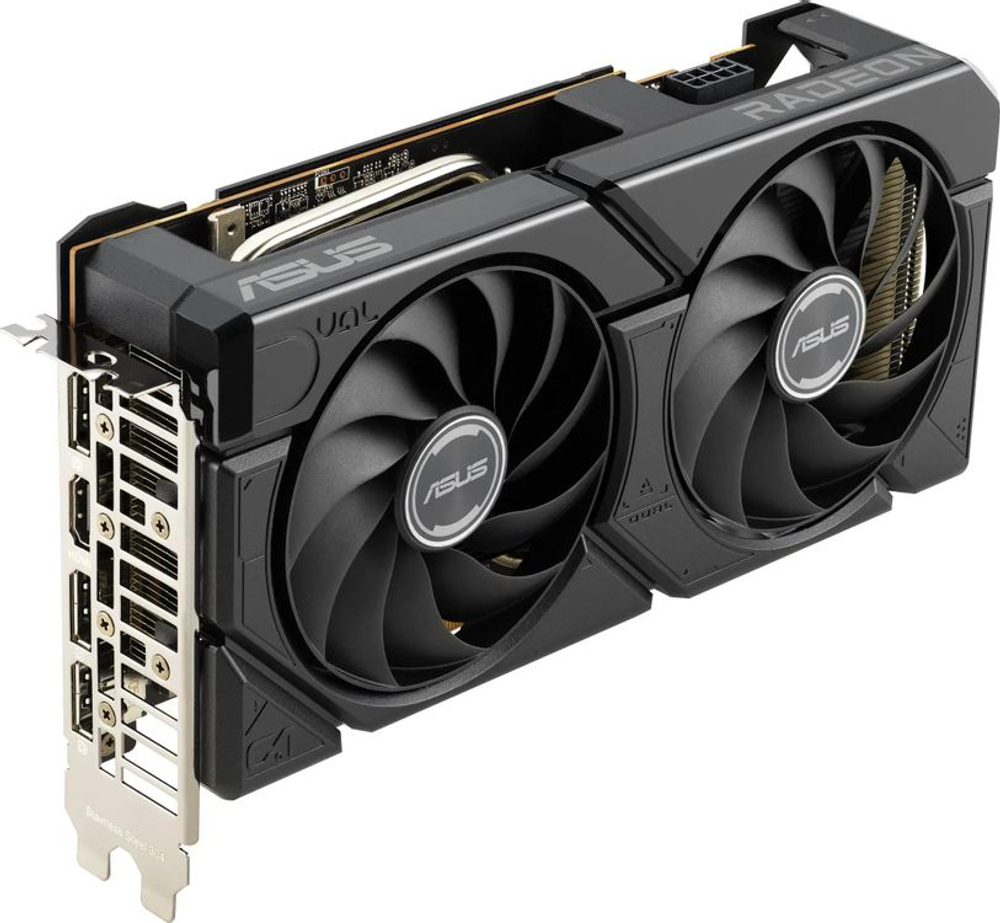 Видеокарта ASUS AMD  Radeon RX 7600 DUAL-RX7600-O8G-EVO 8ГБ Dual, GDDR6, OC,  Ret
