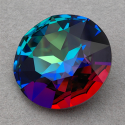 Swarovski 1201 Round FS, Crystal Meridian Blue F