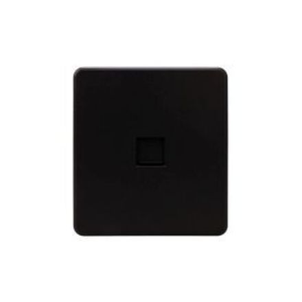 Розетка ROUND компьютерная RJ45 кат6 с/у оникс KRANZ