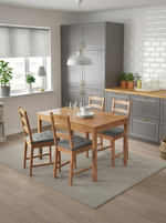 Подушка на стул Икеа Юстина 35/42 x 40 х 4 см, серый