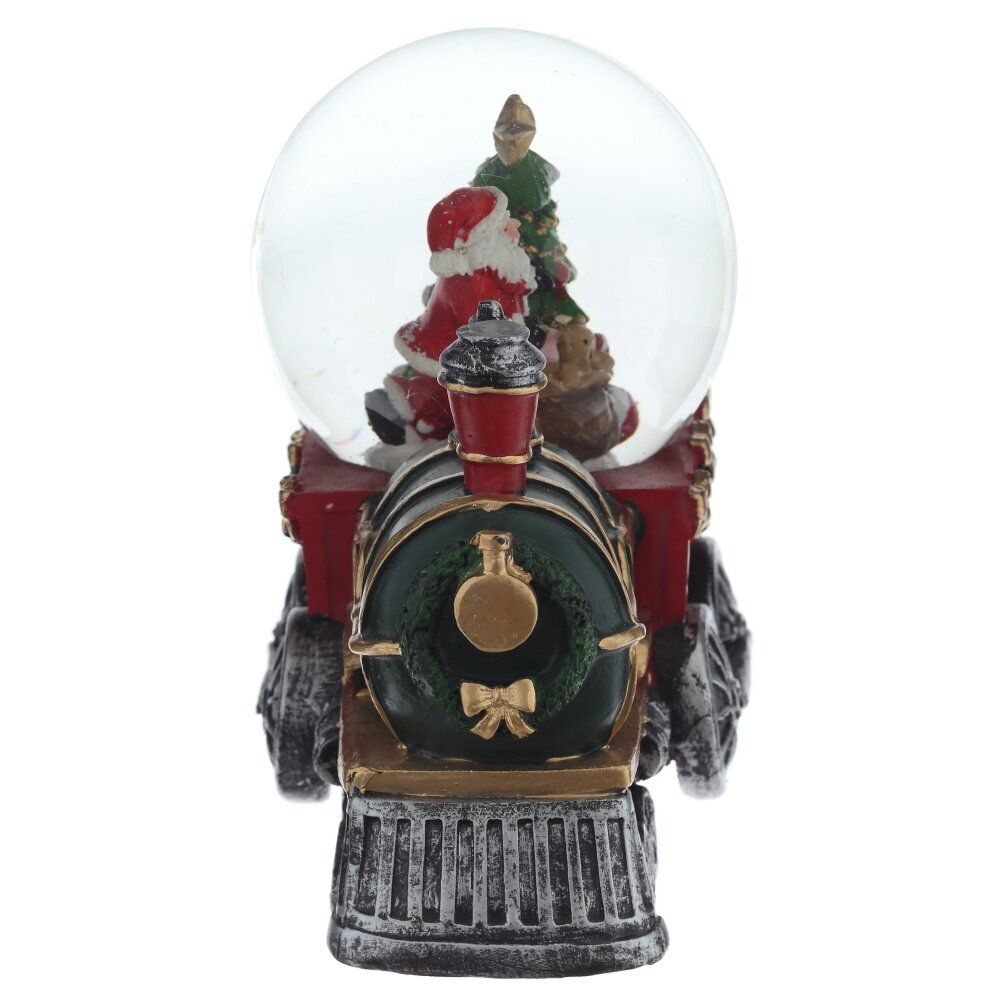 GAEM Фигурка декоративная "Дед Мороз" в стекл шаре, D 10 см, L18 W11 H16 см