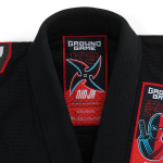 Детское Кимоно Ground Game NINJA чёрное