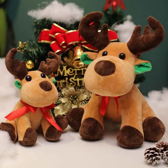 Мягкая игрушка Новый Год Олень, 25 см