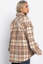 Пальто-рубашка Хармони (бежевая) Б15039-5М LT Collection