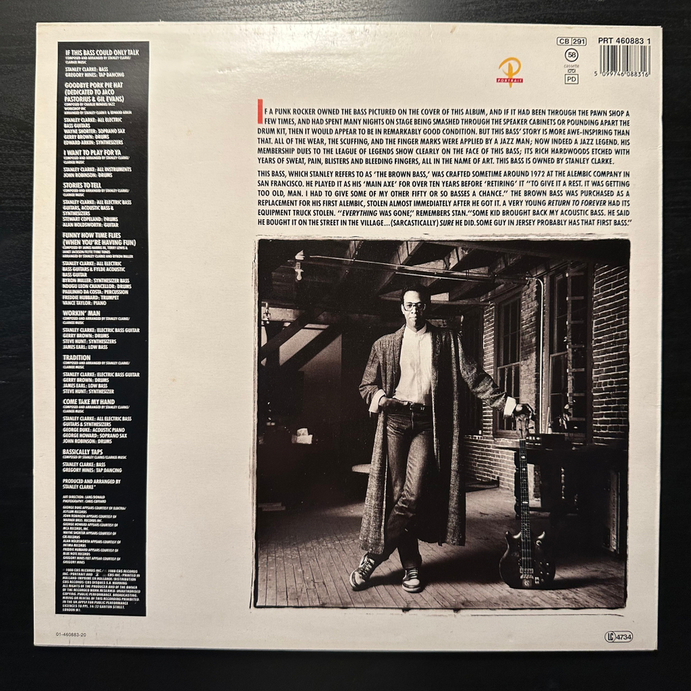 Stanley Clarke - If This Bass Could Only Talk (Голландия 1988г.)
