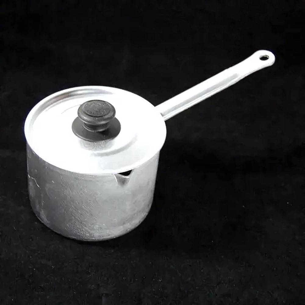 Кастрюля мат. 1л. с мет/кр. 19-924 КАЛИТВА (алюминий)