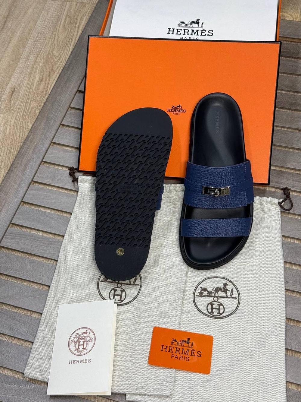 Шлепанцы Hermes Jackson