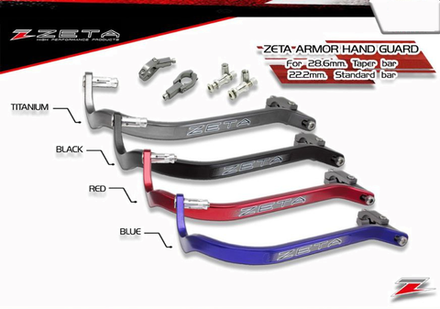 Armor Hand Guards for 22.2mm. 7/8" bar ZETA. ZE72 Handguard