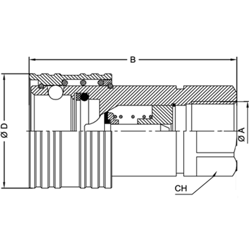 БРС ISO A BSP 1 - D1 Розетка VSAA