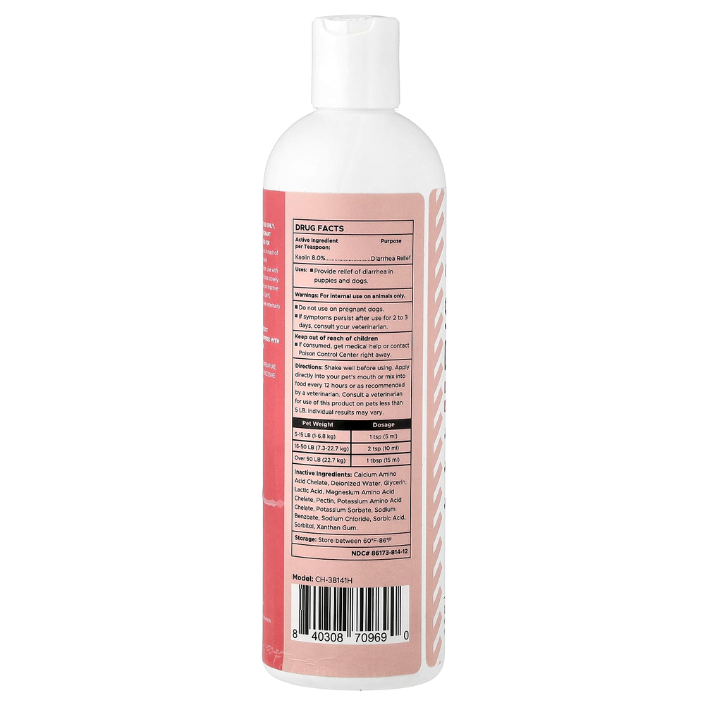 Chew + Heal, остановить диарею, для собак, 355 мл (12 жидк. унций)