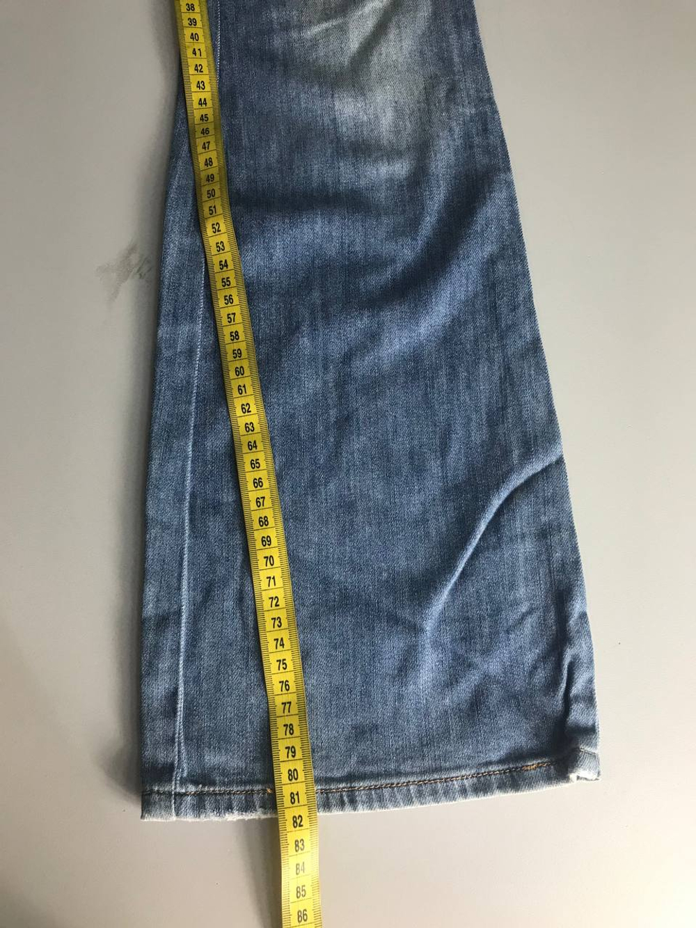 Джинсы для стильного образа, маркировка 26/40, визуально на 44 размер