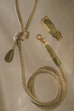 Поводок "Пони-узелкони" с зелеными вставками