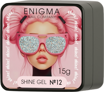 Гель для наращивания ENIGMA Shine gel 12 15g.