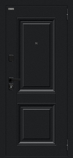 Некст МФ/SBlack Букле черное/White Silk 205*96 левое