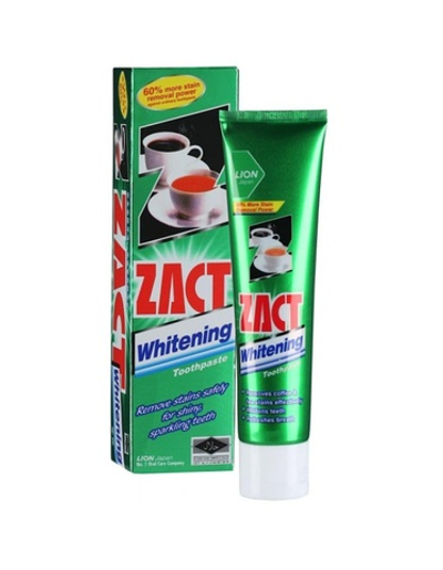 [ZACT] Зубная паста от кофейного и чайного налета, 150гр