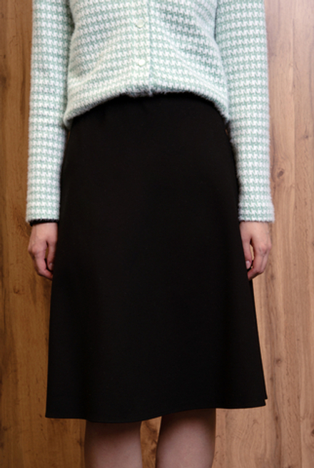 Юбка женская 4147АПВ, черный #234Ча014147АПВ