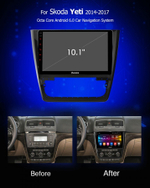 Магнитола для Skoda Yeti 2009-2018 (кондиционер) - Carmedia OL-1919 IPS, Android 10, 8 ядер (TS18), 4G SIM-слот