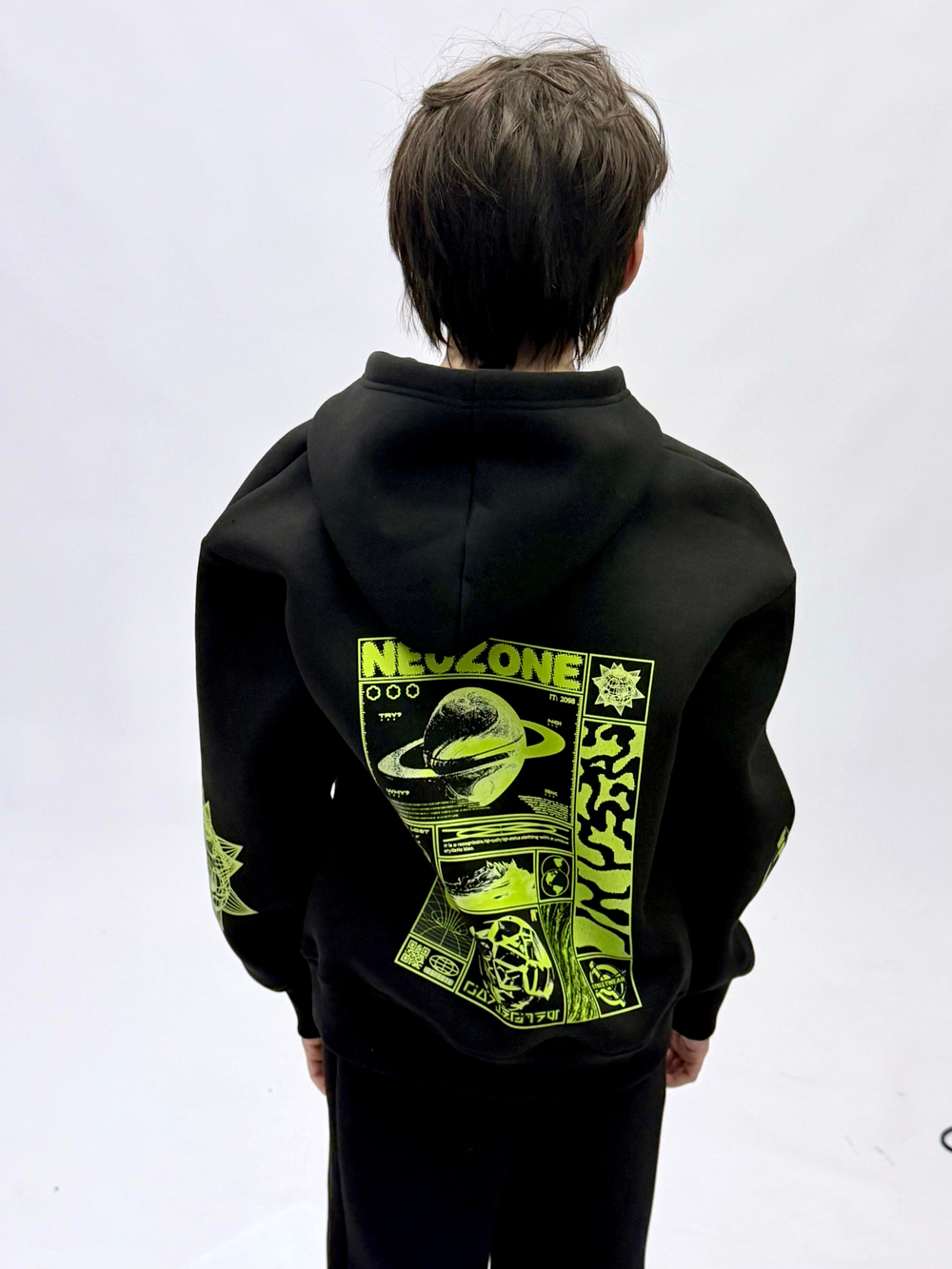 Брюки трикотажные с начесом для мальчика 9-18 лет Милашка Сьюзи