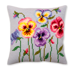 "Анютины глазки"-5384  подушка