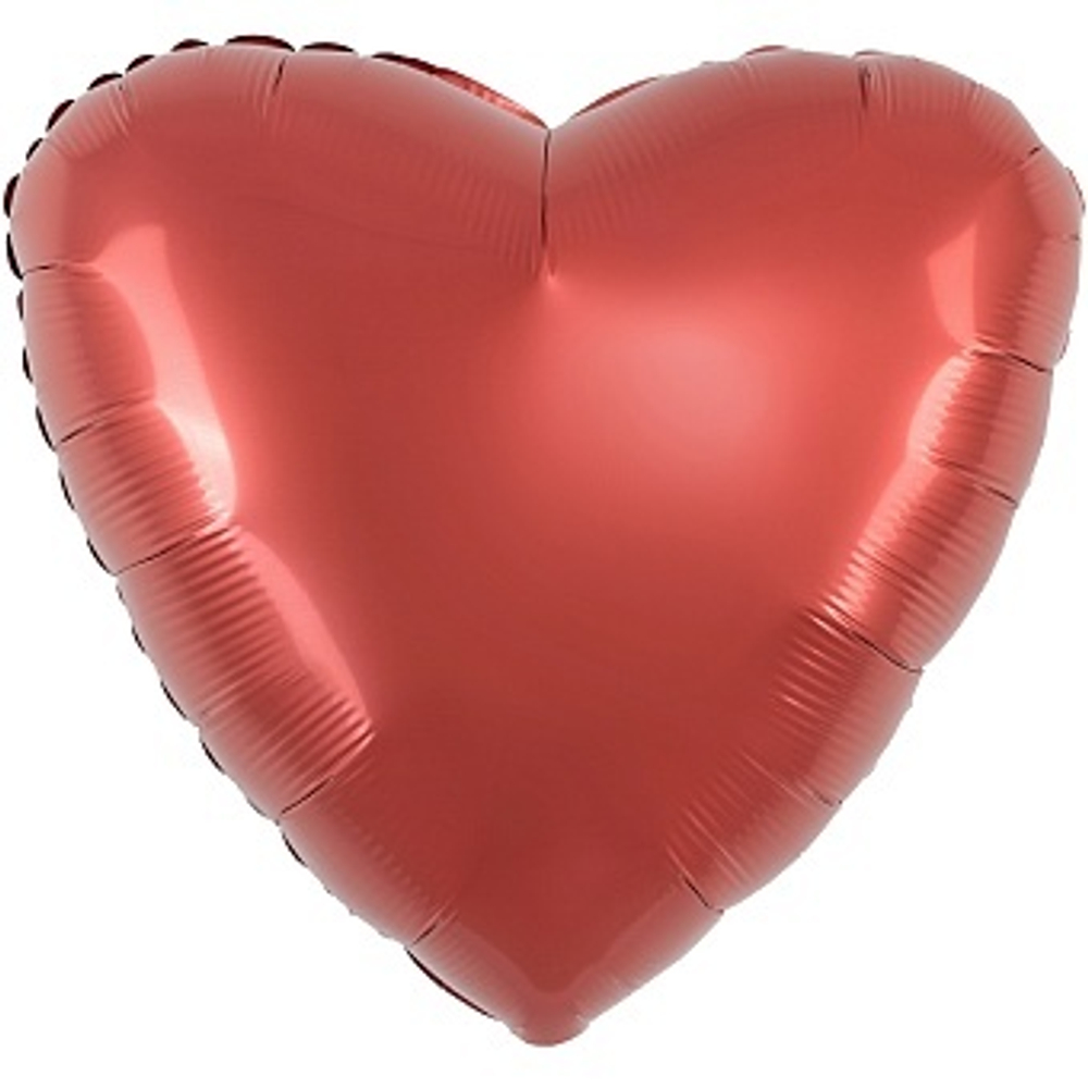 Р 18'' Сердце Медный Бохо 40 см.