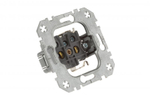 Розетка с/з + мон.пруж с крышкой IP44 IKL 16-208-01 E/Mt серебро