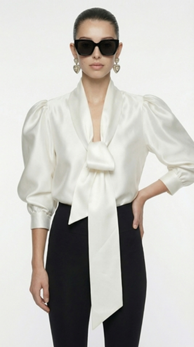 Блуза с бантом