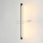 Уличный настенный поворотный светильник Argos 3000K черный 35121/D черный