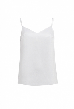 Топ на тонких бретелях белый 21-02-24 SS