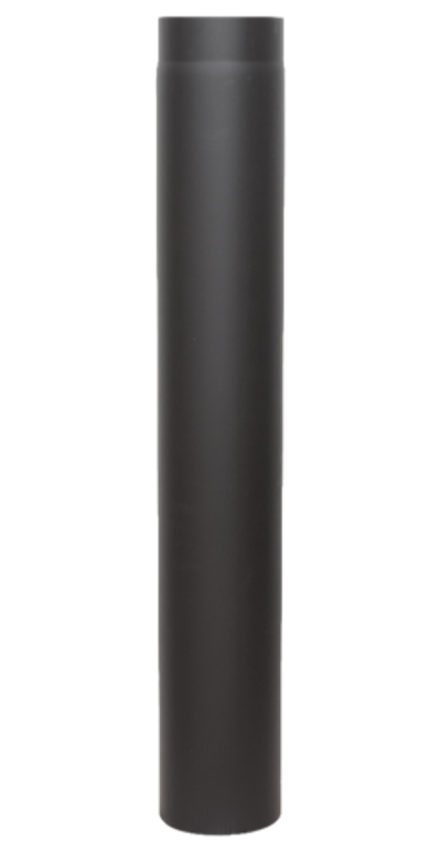 Труба КПД чёрный L1000 мм D180 мм (сталь 2 мм)