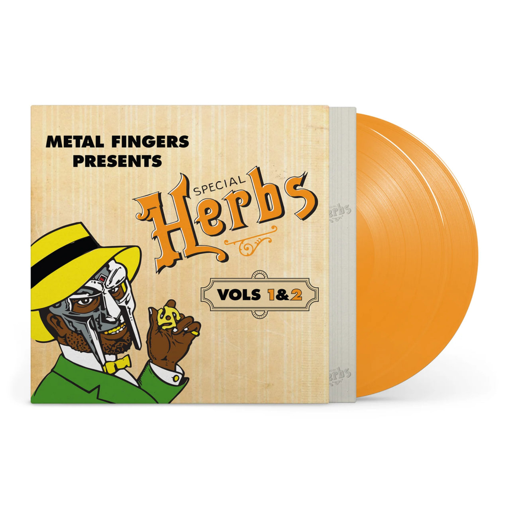 MF DOOM - Special Herbs (Vols 1&2) by Metal Fingers - Mustard Yellow 2LP
