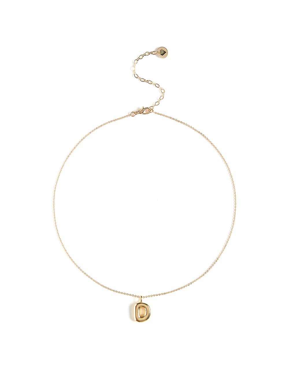 Колье с буквой