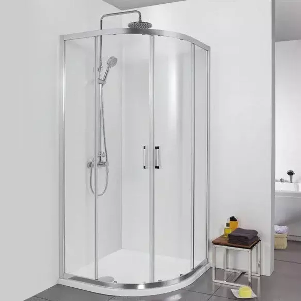 Душевой уголок Aquanet Alfa NAA2142 90x90, R550, прозрачное стекло