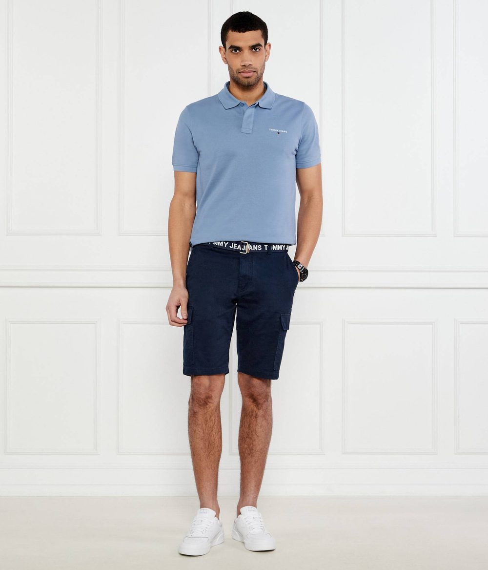 Поло Tommy Jeans - голубой(DM0DM20676)