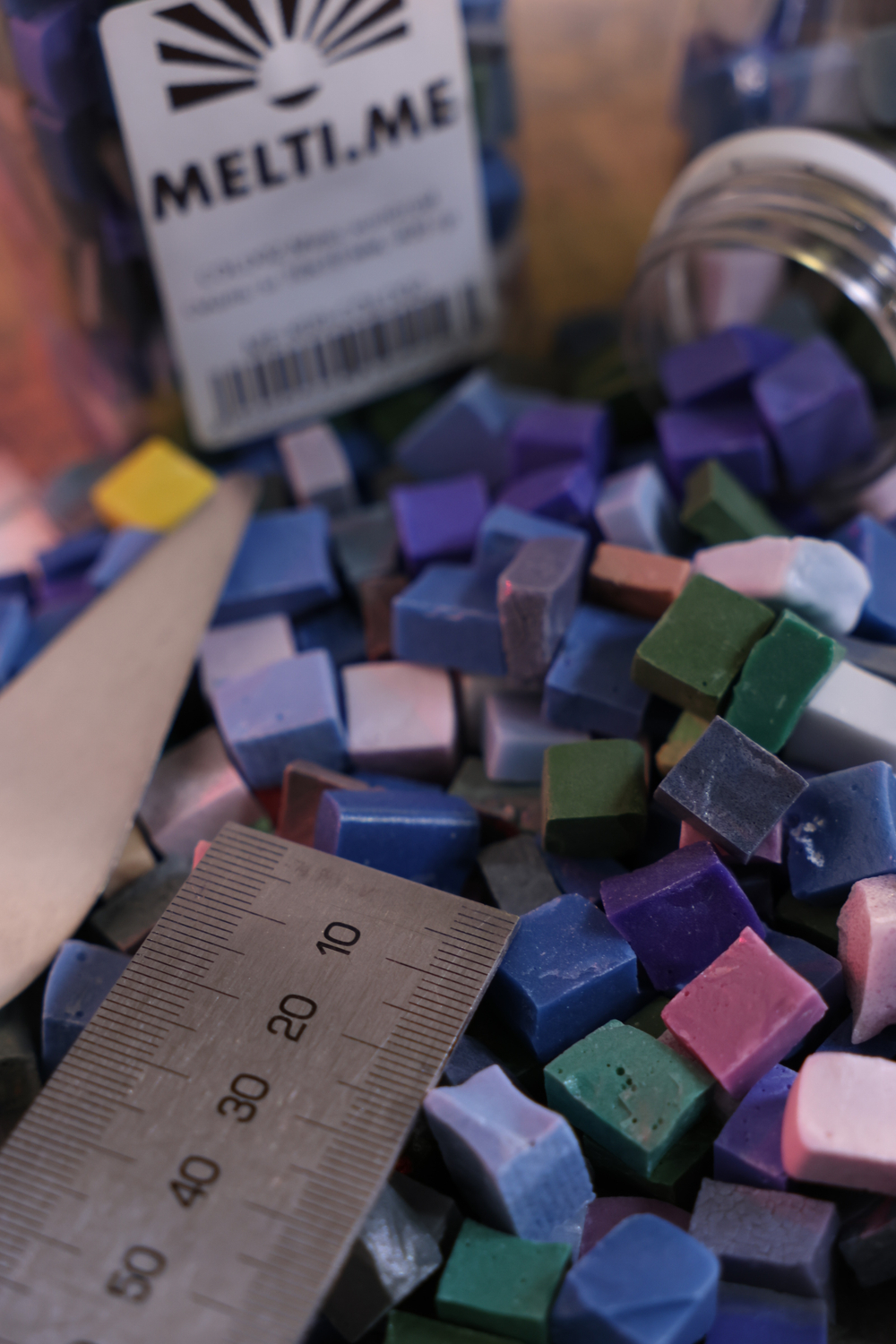 COLD02 Микс колотой смальты 10х10 мм, 400 гр