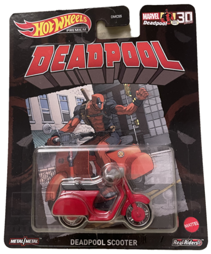 Hot Wheels Premium Deadpool Scooter (2021)