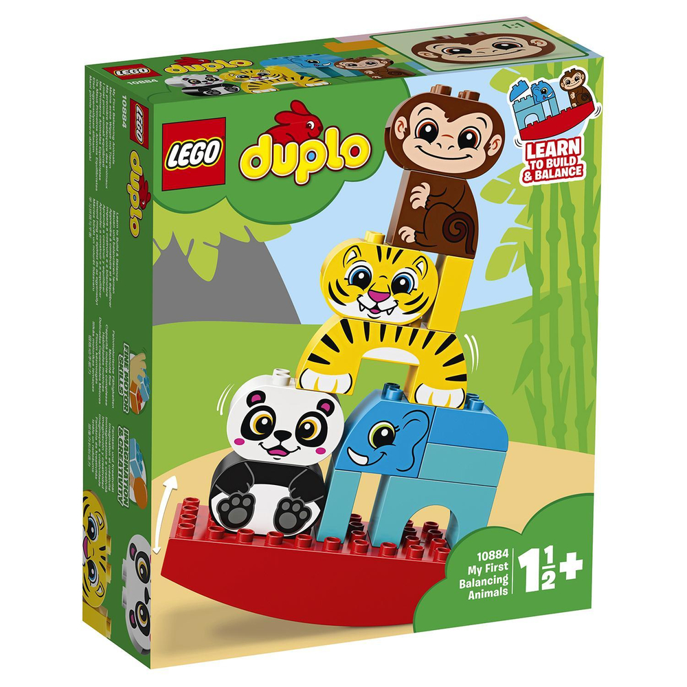 LEGO Duplo: Мои первые цирковые животные 10884 — My First Balancing Animals — Лего Дупло