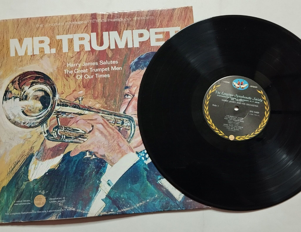 Винтажная виниловая пластинка LP Harry James And His Orchestra Mr. Trumpet (USA 1969)