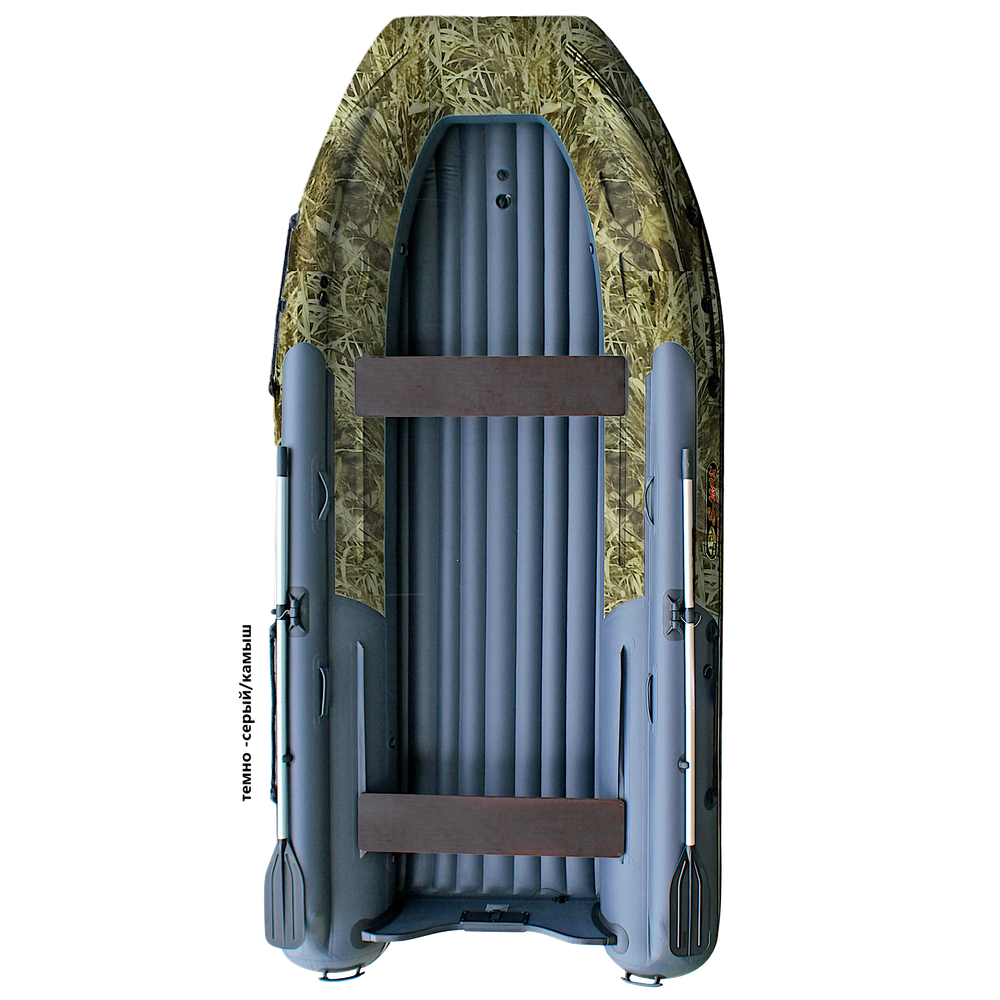 Лодка ПВХ Angler Reef Тритон S-Max 370FiND с интегрированным фальшбортом -