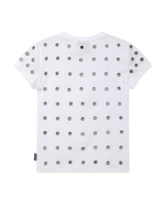Женская Футболка Sync White Eyelet Detail Baby