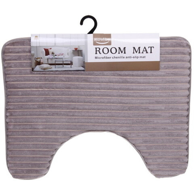 Коврик для туалета 40*50"Гамма» светло-серый