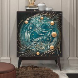 Ручка мебельная Лагуна 120 Амбер