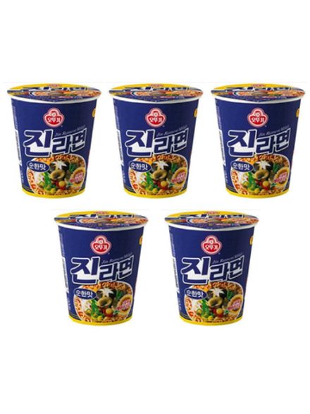 Лапша Ottogi Jin Ramen Mild 65 г 5 шт