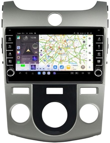 Магнитола для KIA Cerato 2 2008-2013 (кондиционер) - Carmedia OL-9736-M (кнопки и крутилки) Android 13, TS20, 6+128Гб, CarPlay, 4G SIM-слот